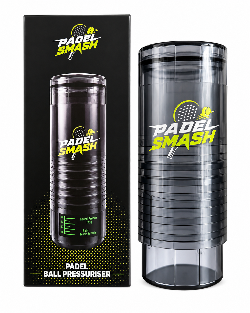 Padel Smash Ball Pressuriser – 3 Ball Pressure Saver